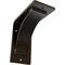 Ekena Millwork Morris Steel Bracket, Antiqued Warm Silver 3"W x 6"D x 6"H BKTM03X06X06MOAWS - alternate 1
